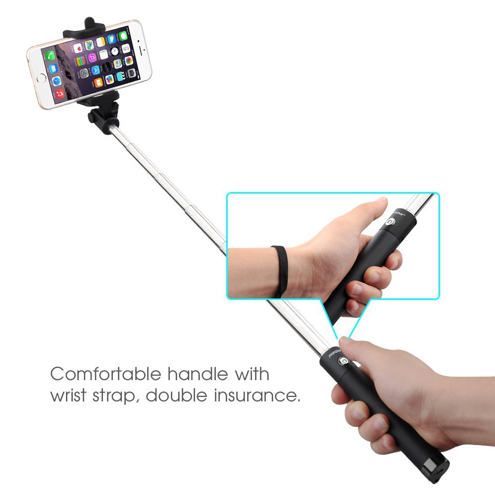 Mpow Selfie Stick with built-in Remote Shutter