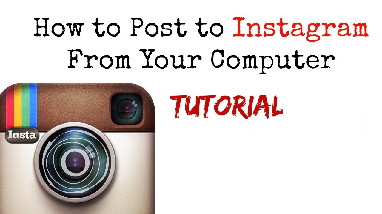how to upload photos to instagram from pc without bluestacks