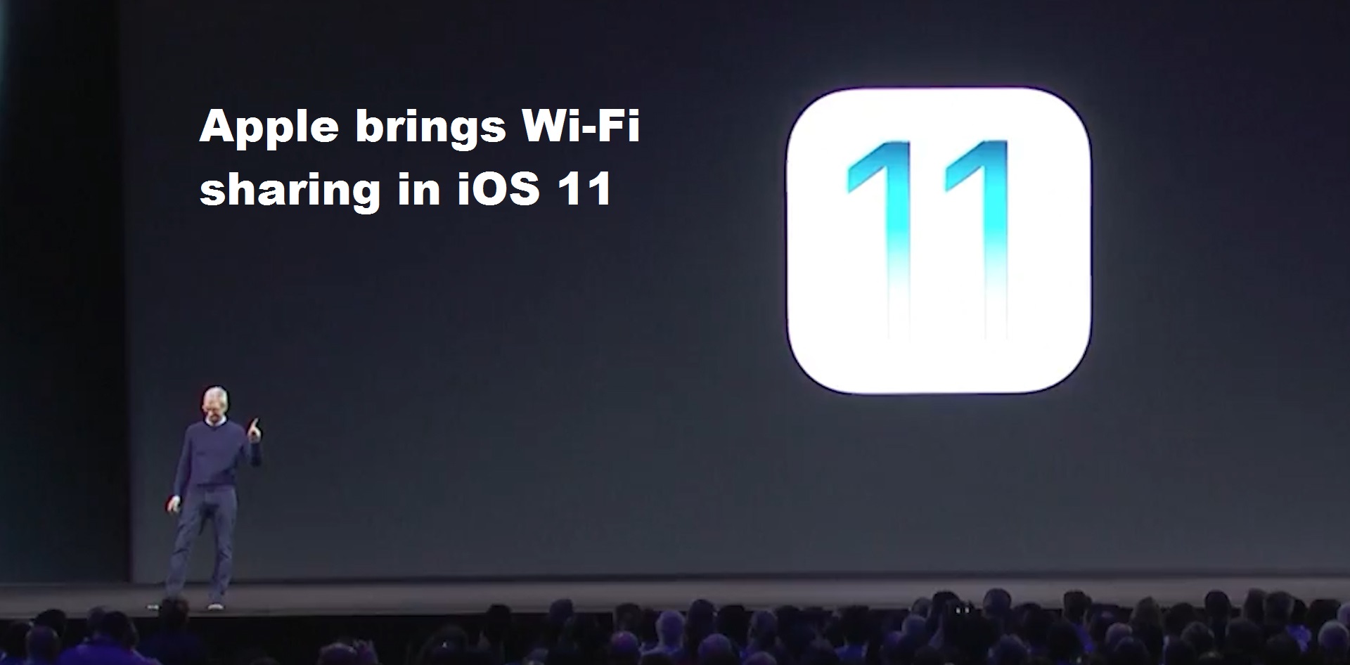 Apple brings Wi-Fi sharing in iOS 11