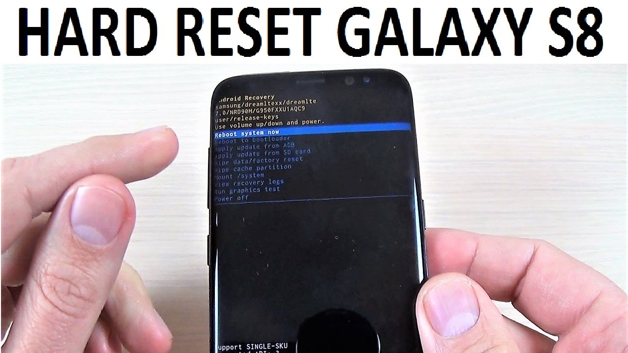 How to Factory Reset Samsung Galaxy S8 and S8 Plus