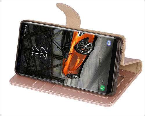 Arae Samsung Galaxy note 8 wallet Case with Kickstand and Flip cover