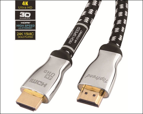 Toptrend Gold series 4K HDMI cable 6 ft if looking 4K HDMI cables for Apple TV 4K