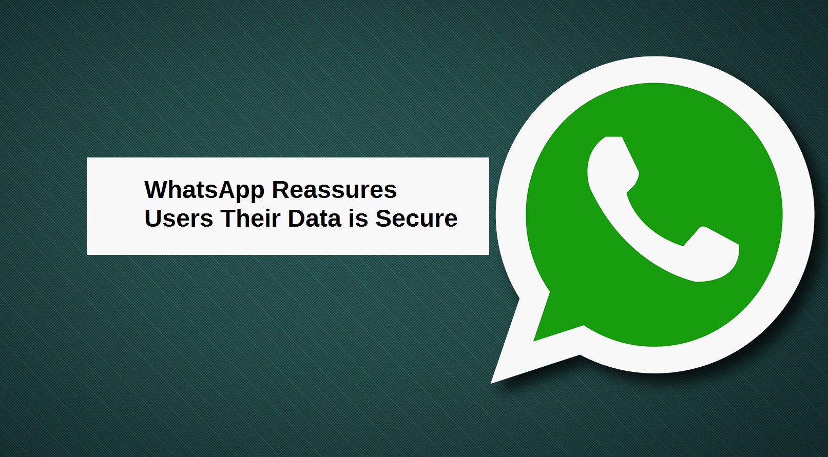 WhatsApp Reassures Users That Their Data Is Safe