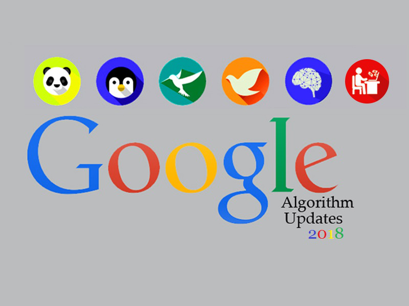 Google algorithm updates 2018
