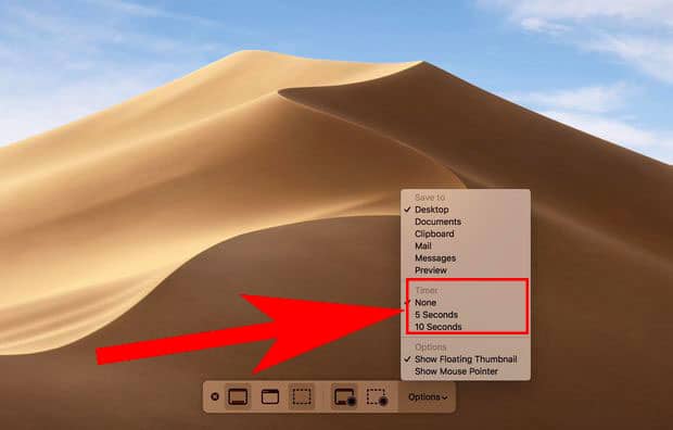 Set Timer to Record macOS Mojave