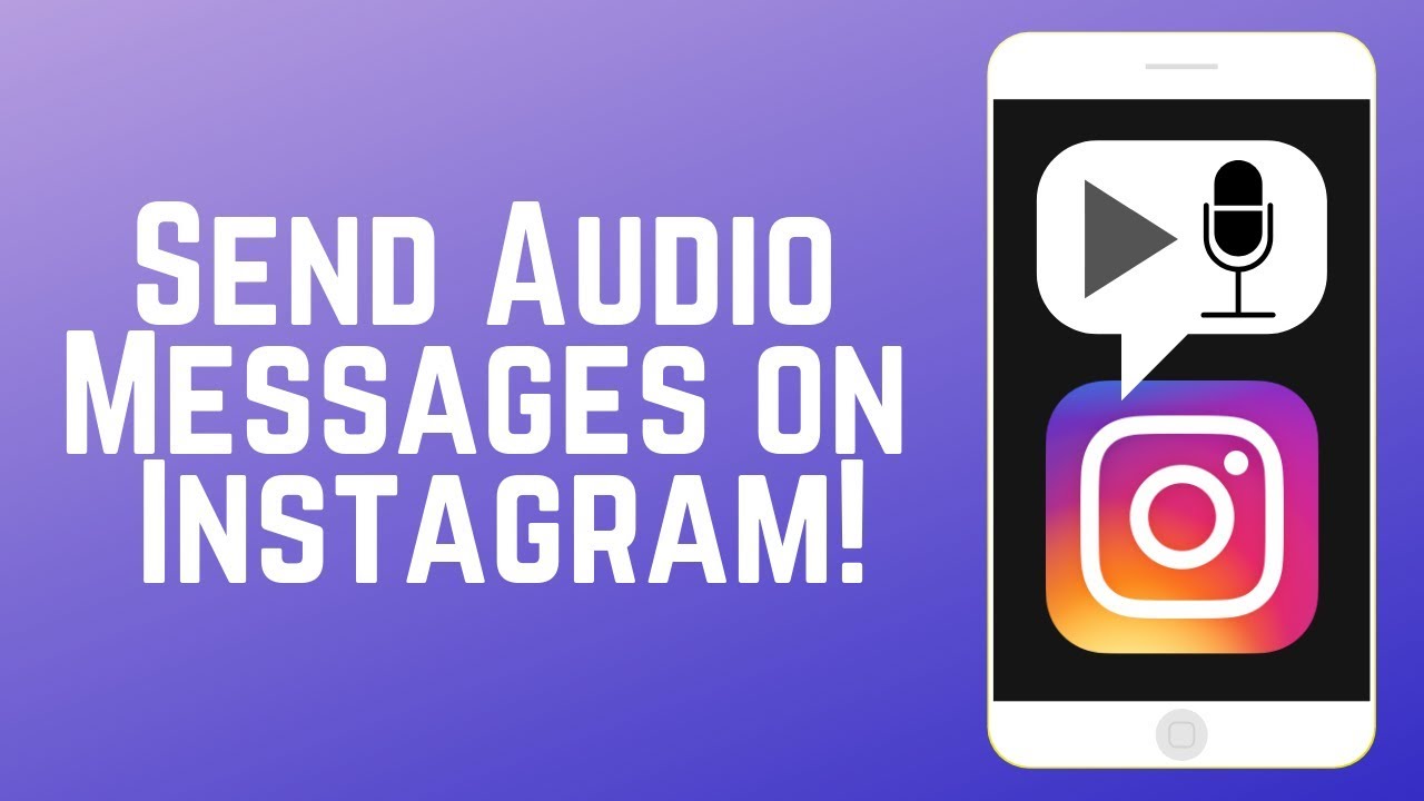 send a voice message on Instagram