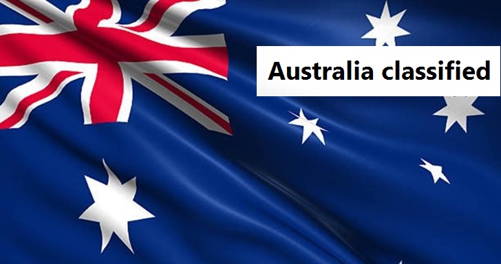 Australia classified sites