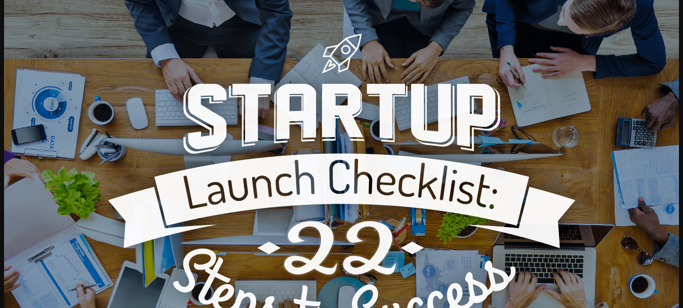 startup launch checklist infographic