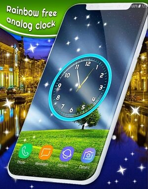 Night Clear Analog Clock Live Wallpapers