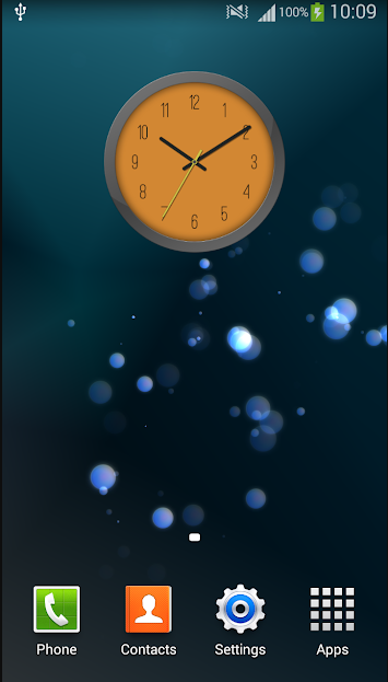 clock widget for android