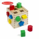 Melissa & Doug Shape Sorting Cube Classic toy for baby