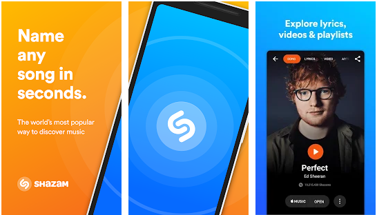 Shazam Music app for android iOS
