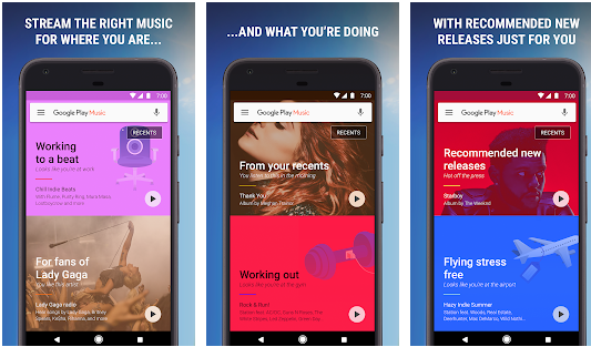 best Android google play music app
