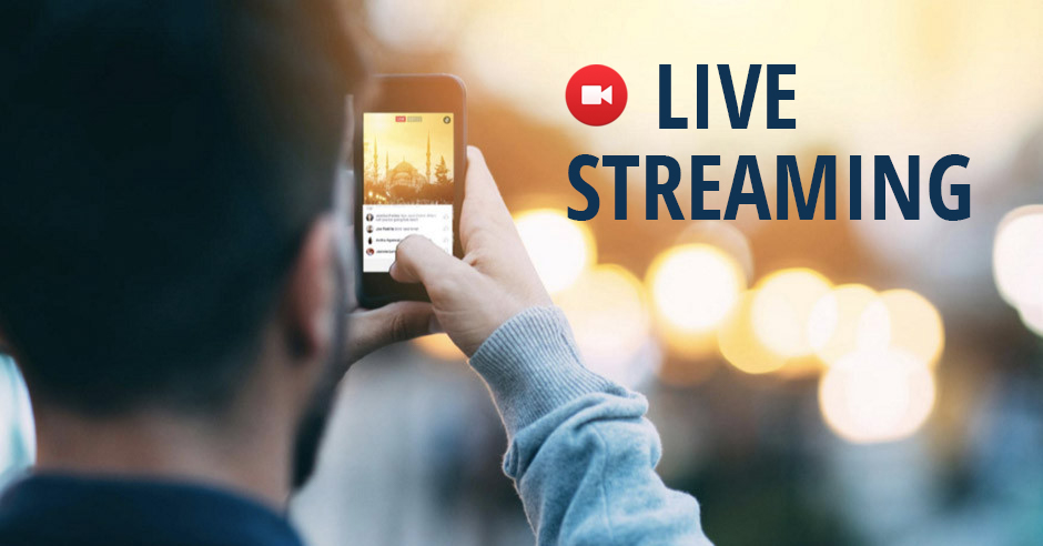 live streaming, live content, social media