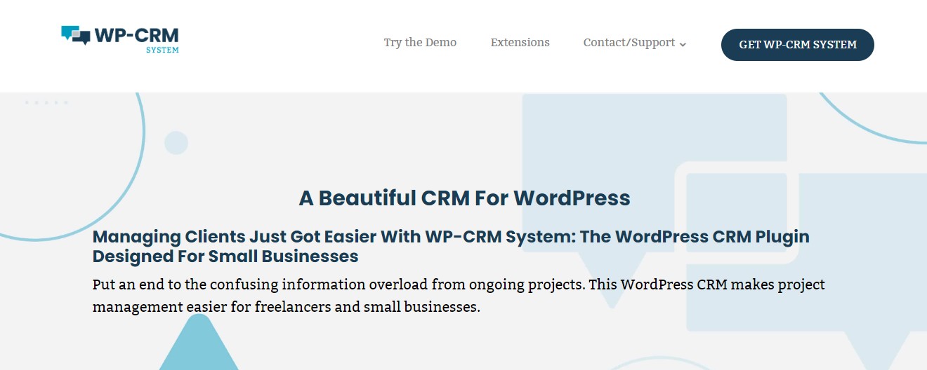 WP-CRM System WordPress Plugin
