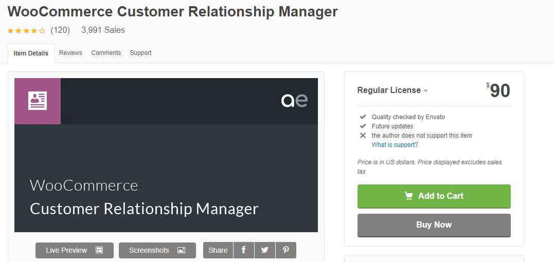 WooCommerce Customer Relationship Manager WordPress CRM Plugin