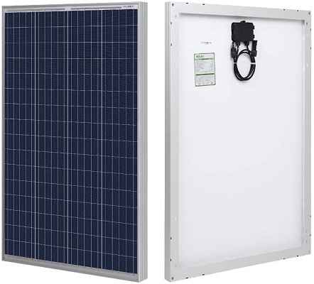 HQST 100 Watt Polycrystalline 12V Solar Panel