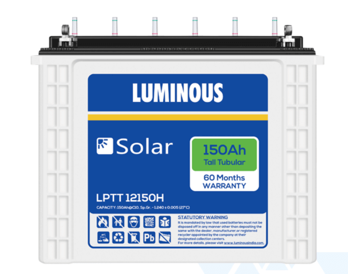 L Series by Luminous solar battery