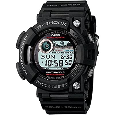 Casio Men's GWF1000 Frogman Black Solar Atomic G-Shock Watch for